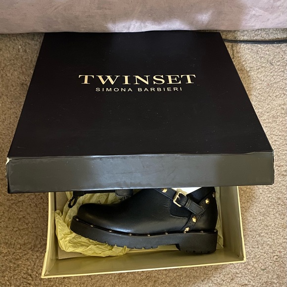 TwinSet Studded Chelsea Boots - Picture 12 of 12